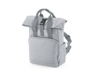 BAG BASE BG118S - RECYCLED MINI TWIN HANDLE ROLL-TOP LAPTOP BACKPACK