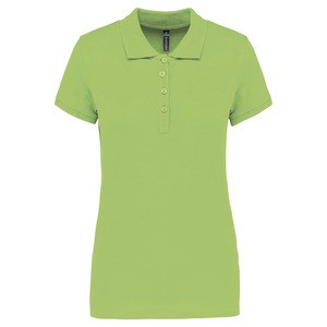 Kariban K255 - Ladies’ short-sleeved piqué polo shirt Lime