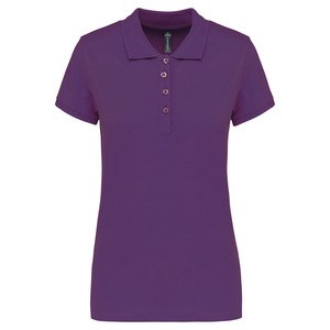 Kariban K255 - Ladies’ short-sleeved piqué polo shirt Purple