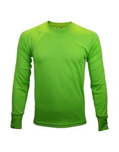 Mustaghata TRAIL - ACTIVE T-SHIRT FOR MEN LONG SLEEVES 140 G Citron vert