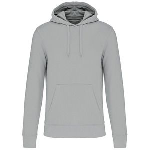 Kariban K4027 - Men's eco-friendly hooded sweatshirt Snow Grey