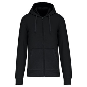 Kariban K4030 - Men's eco-friendly zip-through hoodie Black