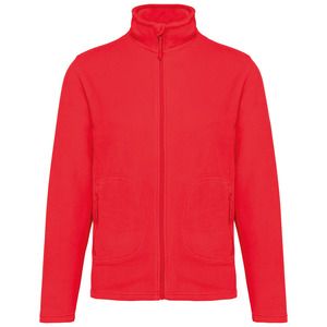 Kariban K9121 - Unisex eco-friendly micro-polarfleece jacket Red