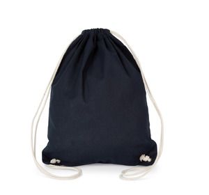 Kimood KI0125 - COTTON DRAWSTRING BACKPACK Navy