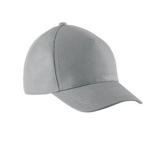 K-up KP149 - KIDS COTTON CAP - 5 PANELS Light Grey