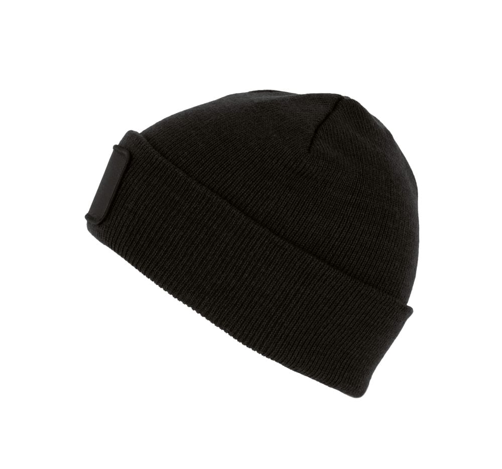 K-up KP890 - Recycled beanie with patch