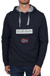 NAPAPIJRI NP0A4F9F - Burgee SUM 3 hooded sweatshirt Blu marine