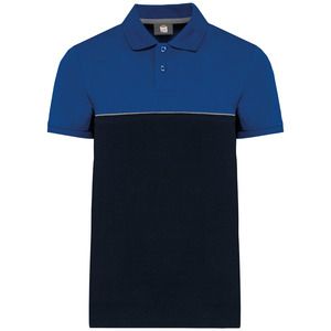 WK. Designed To Work WK210 - Unisex eco-friendly two-tone short sleeve polo shirt