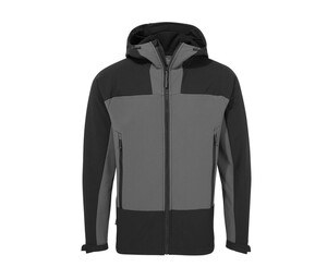 CRAGHOPPERS CEL005 - EXPERT ACTIVE HOODED SOFTSHELL JACKET Carbon Grey / Black