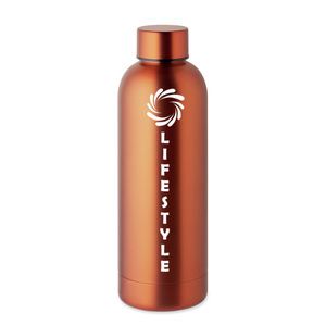 GiftRetail MO6750 - ATHENA Double wall bottle 500 ml Orange