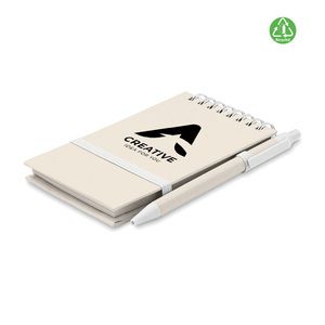 GiftRetail MO6837 - MITO SET A6 milk carton notebook set White