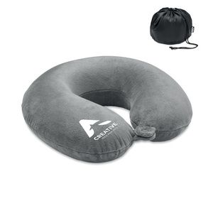 GiftRetail MO6842 - DREAMS Travel Pillow in 210D RPET Grey