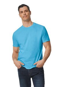 GILDAN GIL980 - T-shirt SoftStyle Bio-polish SS unisex Baby Blue
