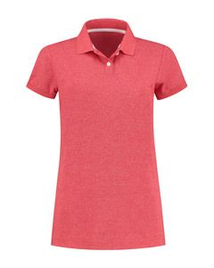 LEMON & SODA LEM3550 - Polo Heather Mix SS for her Heather Red