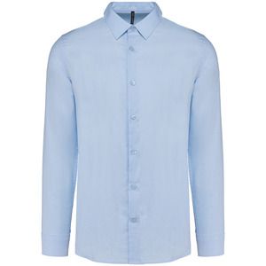 Kariban K595 - Men Long-Sleeved easy care Shirt without pocket Oxford Blue
