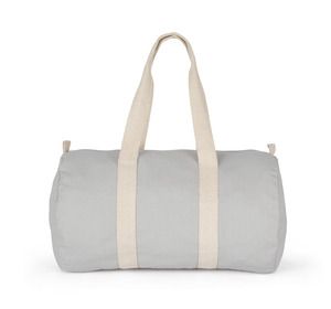 Kimood KI0632 - Cotton Canvas Tote Bag Snow Grey / Natural