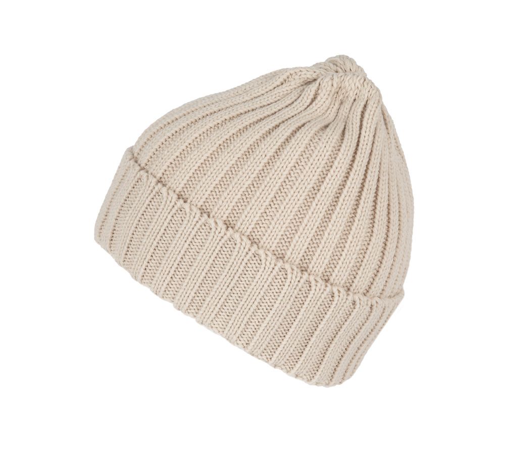 K-up KP953 - Double ribbed beanie with turn-up