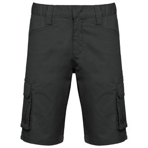 WK. Designed To Work WK713 - Mens eco-friendly multipocket bermuda shorts