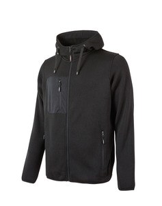 U-Power UPEY174 - Rainbow hooded sweatshirt Black Carbon