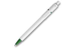 TopPoint LT80906 - Ball pen Baron hardcolour (RX210 refill) White/ Green