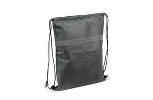 TopPoint LT95165 - Drawstring bag with reflective strip Dark Grey
