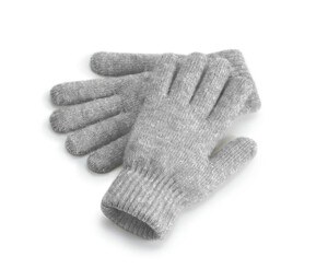 BEECHFIELD BF387 - COSY RIBBED CUFF GLOVES Grey Marl