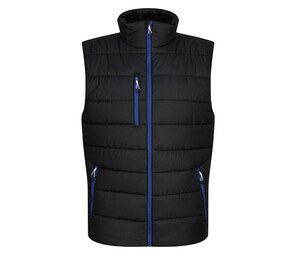 REGATTA RGA892 - MEN'S NAVIGATE THERMAL BODYWARMER Black / New Royal