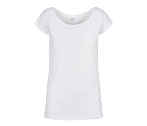 BUILD YOUR BRAND BYB013 - LADIES WIDE NECK TEE