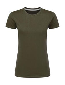 SG Signature SGTee F - Signature Tagless Tee Women Military Green