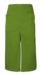 Velilla 404209 - LONG APRON Lime Green