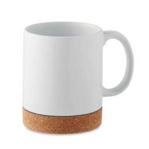 GiftRetail MO2102 - KAROO SUBLIM Sublimation ceramic cork mug White