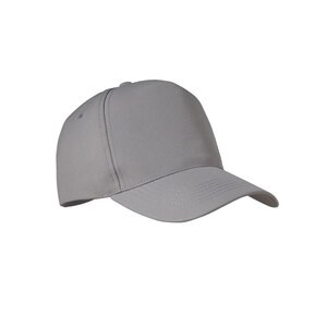 GiftRetail MO6831 - SENGA RPET 5 panel baseball cap Grey