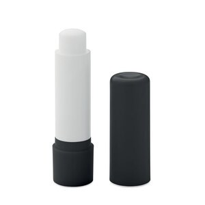 GiftRetail MO6943 - VEGAN GLOSS Vegan lip balm in recycled ABS Black