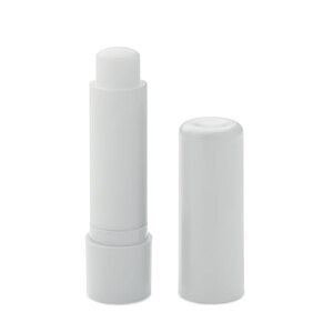 GiftRetail MO6943 - VEGAN GLOSS Vegan lip balm in recycled ABS White