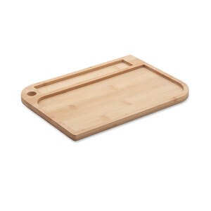GiftRetail MO2163 - LEATA Meal plate in bamboo Wood