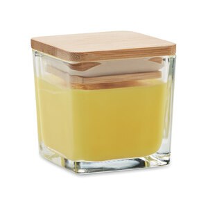 GiftRetail MO2235 - PILA Squared fragranced candle 50gr Yellow