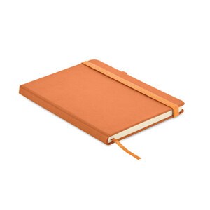 GiftRetail MO6835 - ARPU Recycled PU A5 lined notebook Orange