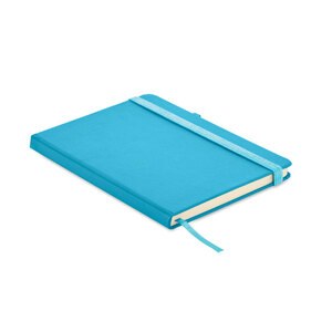 GiftRetail MO6835 - ARPU Recycled PU A5 lined notebook Turquoise