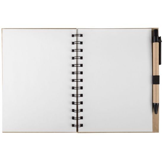 EgotierPro 37026 - A5 Notebook with Matching Pen, 60 Sheets BOARD