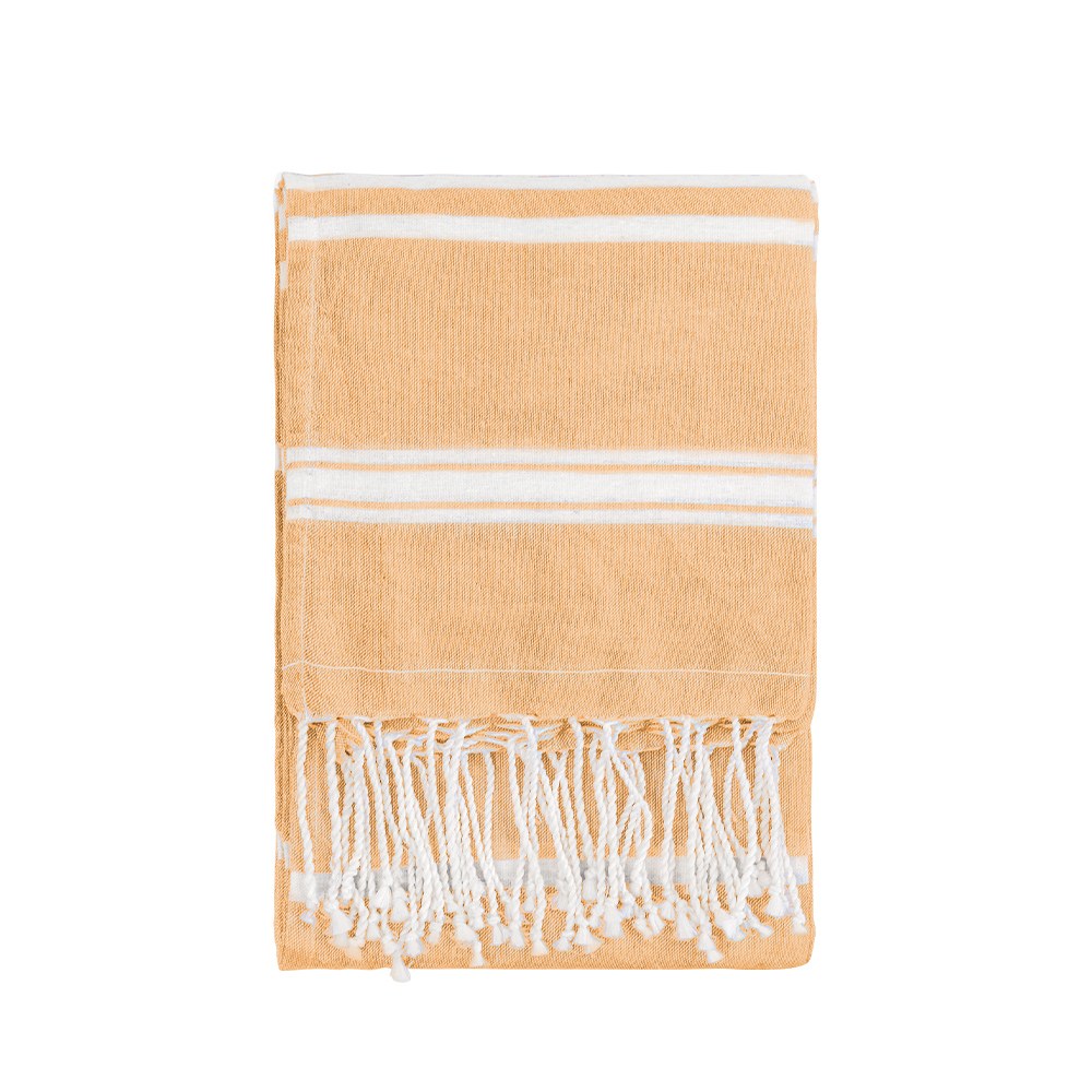 EgotierPro 39000 - Fouta Style Pareo Towel, 90x180cm, Cotton-Polyester ZANZIBAR