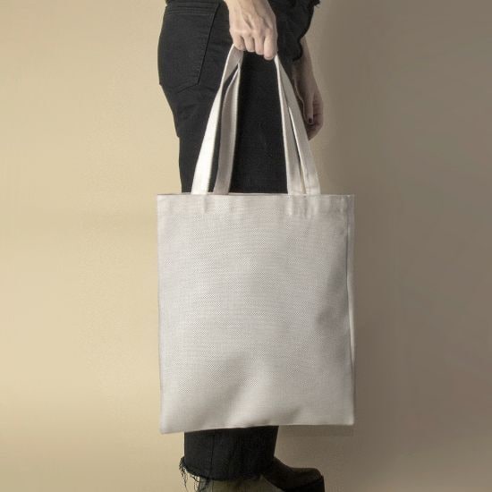 EgotierPro 39070 - Soft Touch Polyester Bag with Long Handles SION