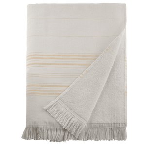 EgotierPro 50025 - Dual-Faced Pareo Towel, 90x160cm, 340gsm