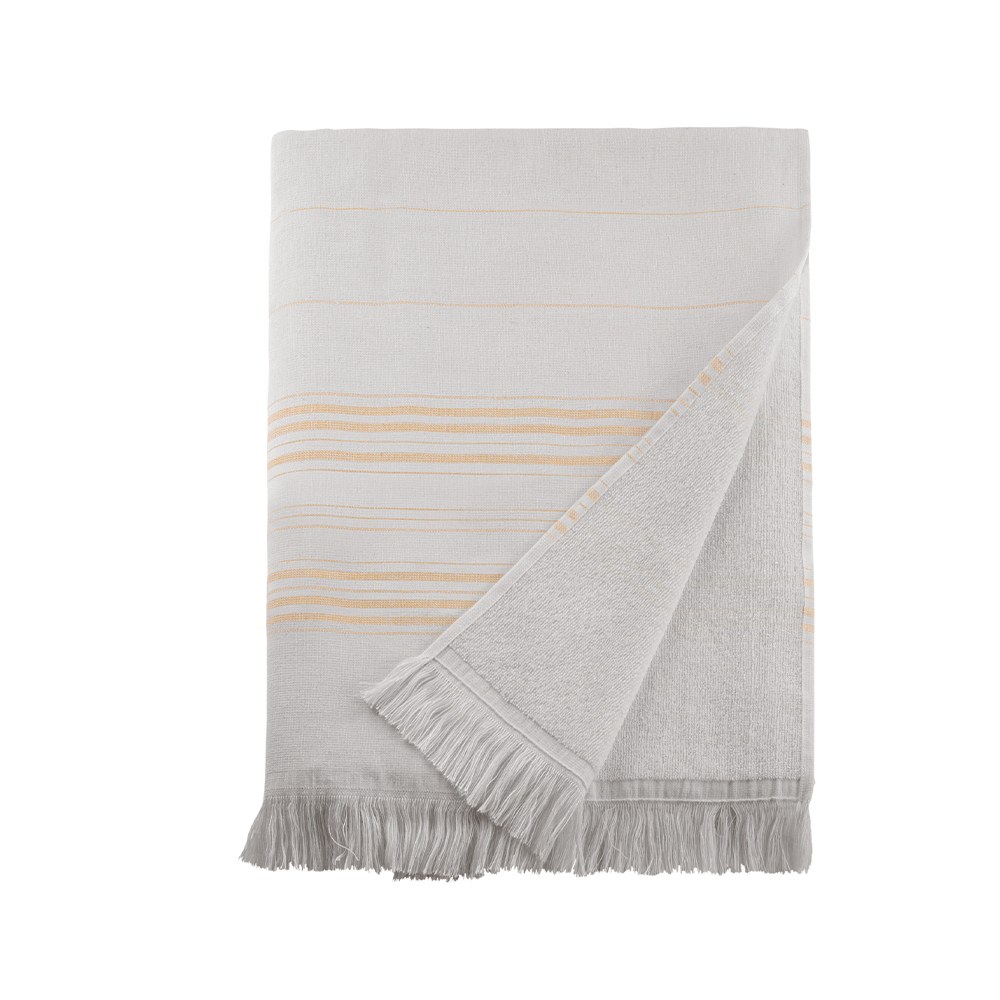 EgotierPro 50025 - Dual-Faced Pareo Towel, 90x160cm, 340gsm