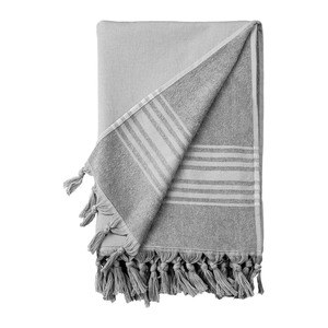 EgotierPro 50026 - Dual-Faced Pareo Towel 90x160cm, 250gsm ISOLA Grey