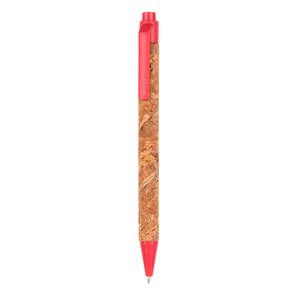 EgotierPro 50039 - Cork Body Pen with Wheat Fiber ODEN Red