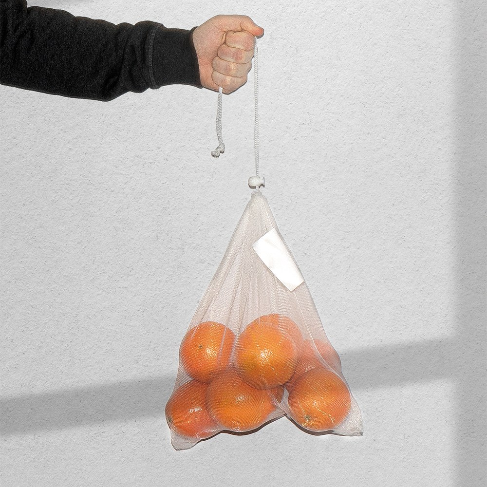EgotierPro 50042 - Reusable Polyester Mesh Fruit Bag with Ribbon ACHATS