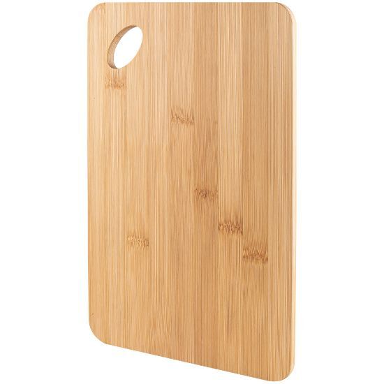 EgotierPro 52512 - Bamboo Kitchen Board with Handling Hole FUJI