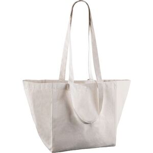 EgotierPro 53004 - Canvas Beach Bag with Dual Handles & Drawstring BAY