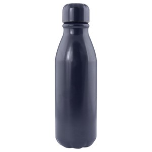EgotierPro 53515 - 550ml Recycled Aluminum Bottle - Food-Safe TAMBO Navy Blue