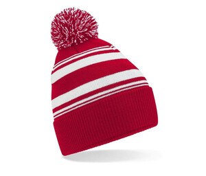 BEECHFIELD BF473R - STRIPED FAN BEANIE